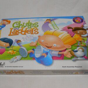 EXCELLENT KIDS PRE-SCHOOL 3+ CHUTES AND LADDERS HASBRO COMPLETE BOARD GAME 👸👦